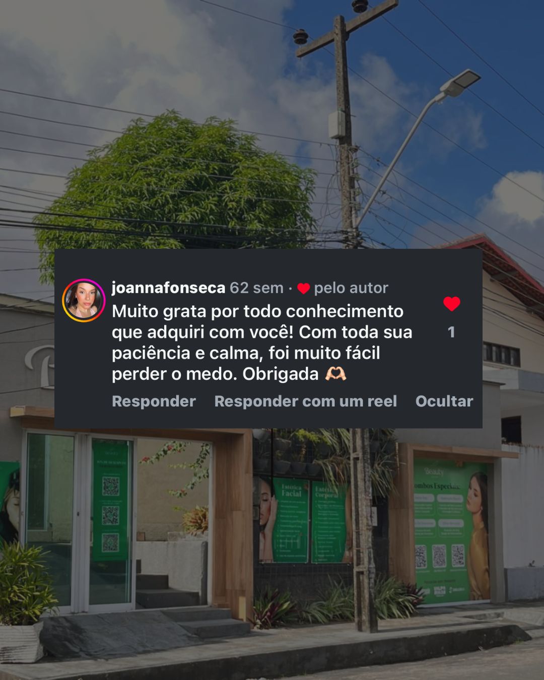 Depoimento de aluna satisfeita com o curso da Beauty Academy